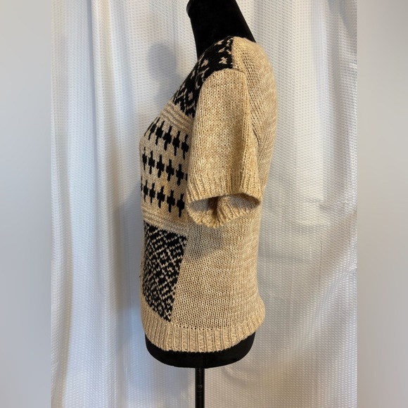 Russ Petites vintage knit short sleeve sweater size petite medium - Picture 2 of 6